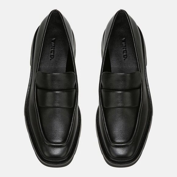 Vince Women's Black Leather Loafers (Never Worn) - Picture 2 of 6